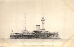 CPA Bateau de guerre Le Formidable Cuirasse a tourelles