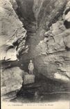 CPA Grotte Grottes Padirac Entree de la galerie des Etroits