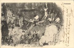 CPA Grotte Grottes Ky Lua Interieur des grottes Tonkin Indochine