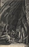 CPA Grotte Grottes de Betharram Embarcadere de la premiere riviere