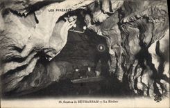 CPA Grotte Grottes de Betharram La riviere