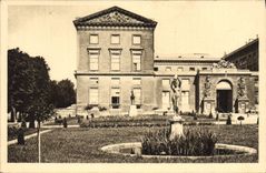 CPA Palais de justice et statue de la Nymphe Metz