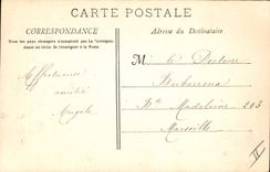 CPA Palais de justice Tribunal de Peche Martigues Statue de Richaud