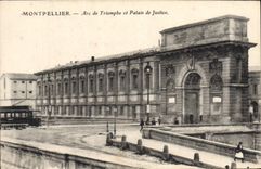 CPA Montpellier Arc de Triomphe et Palais de justice 