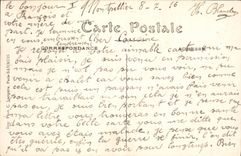 CPA Montpellier Arc de Triomphe et Palais de justice 