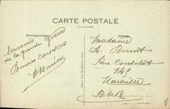 CPA Palais de justice vu du Pont de l'Ave Maria Montdidier