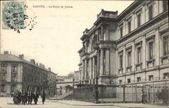 CPA Palais de justice Nantes Militaria