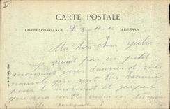 CPA Militaria Verdun bombarde Rue du Piny