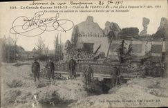 CPA Militaria Chateau de Vermeilles 