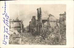 CARTE PHOTO Reims Rue de Soissons Militaria 