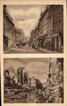 CPA Militaria Caen La rue D'auge 