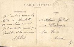 CPA Militaria Nancy Bombardement Vue d'une cour entre la Rue Saint Dizier et la Rue Saint Nicolas