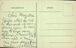 CPA Palais de justice Neuilly sur Seine La Justice de Paix et la rue de Chartres