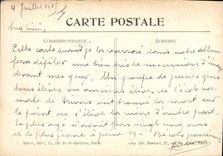 CPA Militaria Hebuternes L'eglise au 5 mars 1915