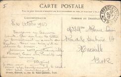 CPA Militaria Erches L'eglise
