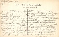 CPA Militaria Bataille de l'Yser Eglise de Pervysse apres le bombardement