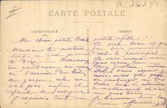 CPA Folklore Depart pour la ville Enfants