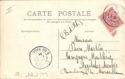 CPA Folklore Auvergne La Bourree