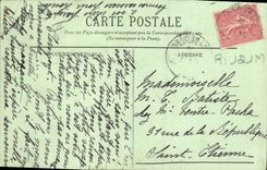 CPA Folklore Auvergne La Bourree