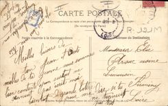 CPA Folklore Auvergne La Bourree