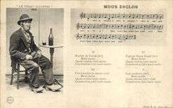 CPA Folklore le Velay Mous Esclos