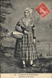 CPA Folklore Costume de Fontanas Environs de Clermont