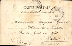 CPA Folklore Auvergne La bourree