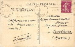 CPA Folklore Jeune Bourbonnaise