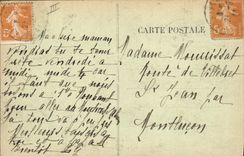 CPA Folklore Le Bourbonnais Une noce Mariage 