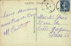 CPA Folklore Gardeuse d'oies filant sa Quenouille Bourbonnais