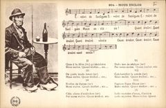 CPA Folklore Auvergne Mous Esclos