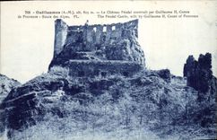 CPA Chateau feodal Guillaumes