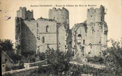 CPA Bourbon l'Archambault Ruines du Chateau des Sires de Bourbon