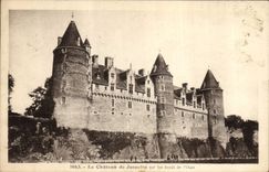 CPA Chateau de Josselin sur les bords de l'Oust