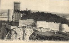 CPA Beaucaire Le Chateau et les remparts