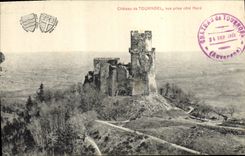 CPA Chateau de Tournoel vue prise Cote Nord