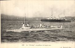 CPA Bateau de Guerre Le Forban Torpilleur de haute mer