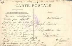 CPA Bateau de Guerre France Cuirasse d'escadre dreadnought