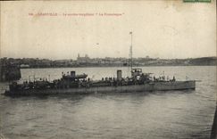CPA Bateau de Guerre Granville Le contre torpilleur La Francisque