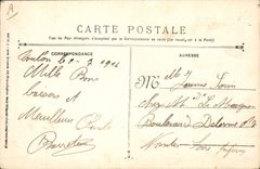 CPA Bateau de Guerre Fantassin Contre torpilleur