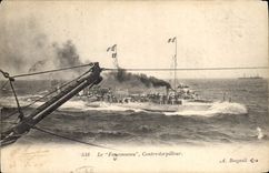 CPA Bateau de Guerre Le Fauconneau Contre torpilleur