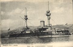 CPA Bateau de Guerre Le Formidable Cuirasse