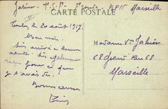 CPA Bateau de Guerre Fronde Torpilleur Francais donnant la chasse a un sous marin en pleine mer