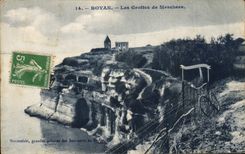 CPA Grotte Grottes de Meschers Royan Velo Cycle