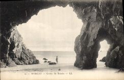 CPA Grotte Grottes Morgat Grotte de Romeo