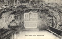 CPA Grotte Grottes Mende Grotte de Saint Privat