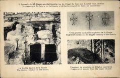 CPA Grotte Grottes St Pierre en Gallicante sur le mont