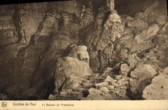 CPA Grotte Grottes de Han Le boudoir de Proserpine