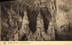 CPA Grotte Grottes de Han La salle du precipice