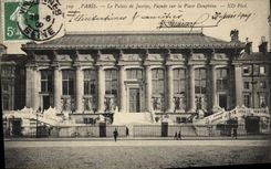 CPA Palais de Justice Facade sur la Place Dauphine